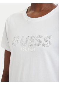 Guess T-Shirt W6GI15 K3035 Biały Regular Fit. Kolor: biały. Materiał: bawełna #5