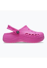 Klapki Crocs Baya Platform Clog. Kolor: różowy. Obcas: na platformie