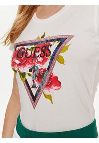 Guess T-Shirt W4YI71 J1314 Biały Regular Fit. Kolor: biały. Materiał: bawełna #5