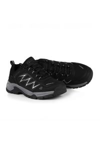 ALPINE PRO - Buty niskie softshellowe Alpine Pro Nige wodoodporne. Okazja: na spacer. Kolor: czarny. Materiał: guma. Styl: sportowy. Sport: turystyka piesza