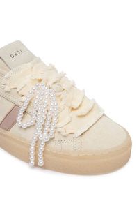 D.A.T.E. Sneakersy Tender W441-TE-BW Beżowy. Kolor: beżowy. Materiał: skóra, zamsz #5