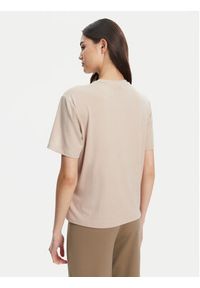 Guess T-Shirt V5YI05 KCOA2 Beżowy Regular Fit. Kolor: beżowy. Materiał: wiskoza #4