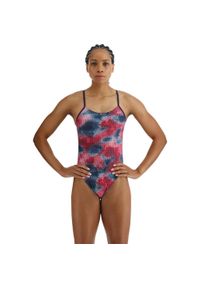 TYR - Strój Kąpielowy Tyr Starhex Cutoutfit – Czerwony/Wielokolorowy – Rozmiar 38. Kolor: czerwony, wielokolorowy