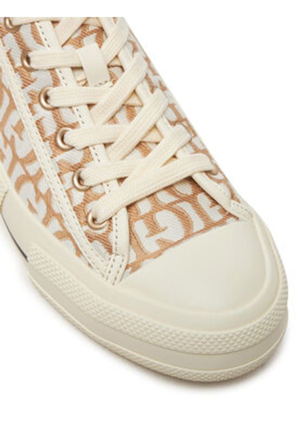 Guess Trampki FLPCAR FAL12 Beżowy. Kolor: beżowy. Materiał: materiał