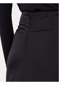 Eleh Spódnica mini ESS250182 Czarny Regular Fit. Kolor: czarny. Materiał: syntetyk