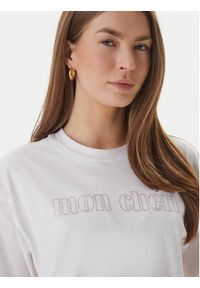 only - ONLY T-Shirt Rhine 15368901 Biały Boxy Fit. Kolor: biały. Materiał: bawełna #4