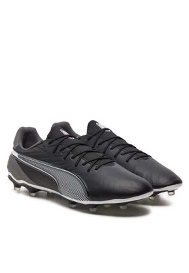 Puma Buty do piłki nożnej KING MATCH FG/AG 107863 01 Czarny. Kolor: czarny. Materiał: skóra