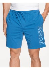 BOSS - Boss Szorty materiałowe 50472753 Niebieski Regular Fit. Kolor: niebieski. Materiał: bawełna