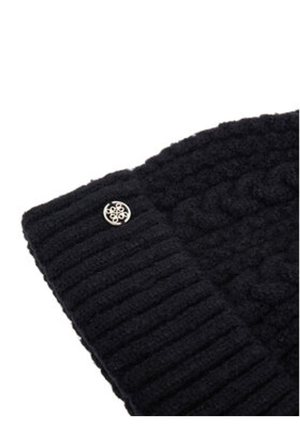 Nine West Czapka CEO-NW-W3-002-AW25 Czarny. Kolor: czarny. Materiał: akryl, materiał