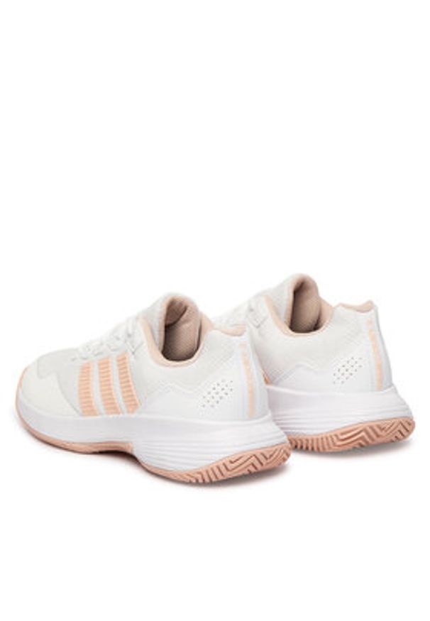 Adidas - adidas Buty do tenisa Gamecourt 2 KI0785 Biały. Kolor: biały. Materiał: materiał. Sport: tenis