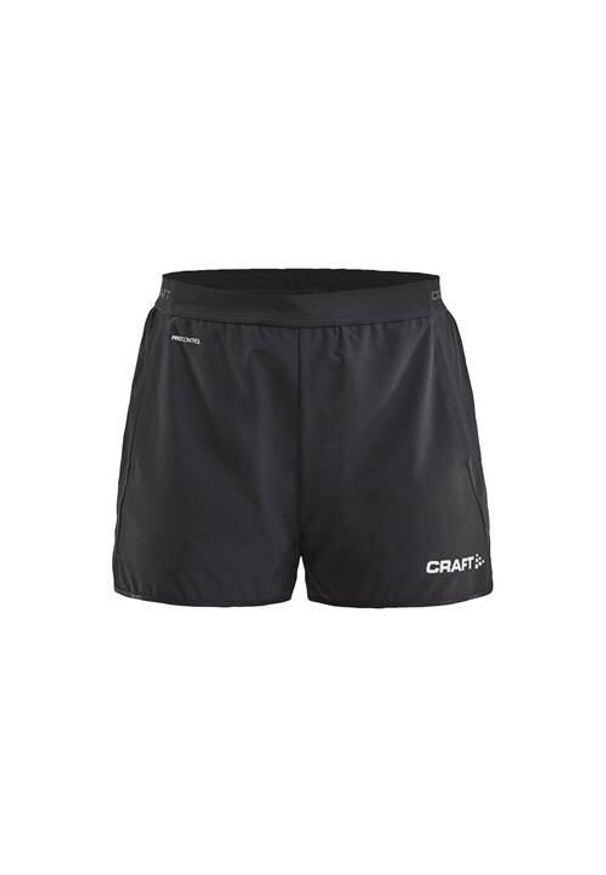 Spodnie treningowe damskie Craft Pro Control Impact. Kolor: czarny. Materiał: materiał, syntetyk. Długość: krótkie. Sport: fitness