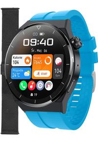 Smartwatch Enter SAT.14.537.144-SET Niebieski. Rodzaj zegarka: smartwatch. Kolor: niebieski