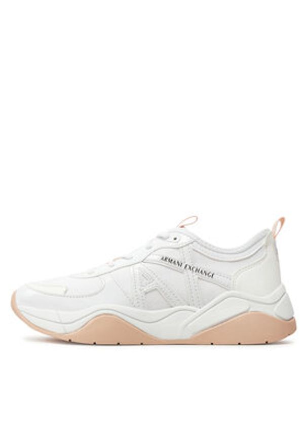 Armani Exchange Sneakersy XDX039 XV311 K643 Biały. Kolor: biały. Materiał: materiał