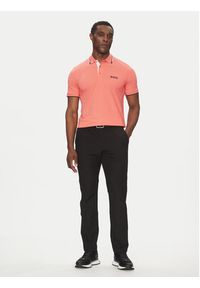 BOSS Polo Paddy Pro 50469102 Pomarańczowy Regular Fit. Typ kołnierza: polo. Kolor: pomarańczowy. Materiał: bawełna