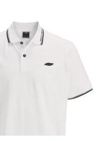 Jack & Jones - Jack&Jones Polo Pacer 12273303 Biały Regular Fit. Typ kołnierza: polo. Kolor: biały. Materiał: bawełna #3