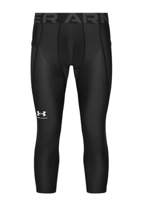 Under Armour Legginsy HeatGear® 1361588 Czarny Slim Fit. Kolor: czarny. Materiał: syntetyk