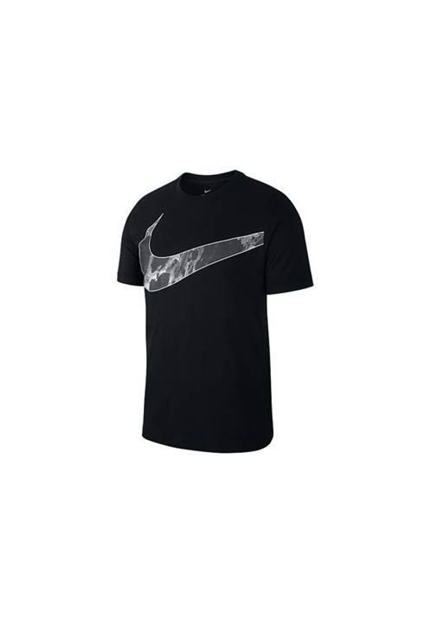 Koszulka treningowa męska Nike Dri-fit. Kolor: czarny. Materiał: poliester. Długość rękawa: krótki rękaw. Technologia: Dri-Fit (Nike). Długość: krótkie