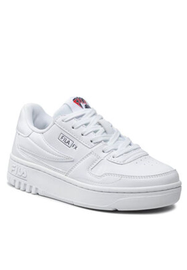 Fila Sneakersy Fxventuno Teens FFT0007.10004 Biały. Kolor: biały. Materiał: skóra