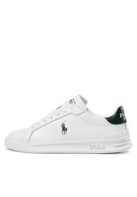Polo Ralph Lauren Sneakersy Hrt Ct II 809829824004 Biały. Kolor: biały. Materiał: skóra #3