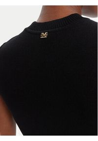 Marciano Guess Sweter 5YGR03 5876Z Czarny Slim Fit. Kolor: czarny. Materiał: wiskoza