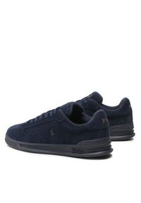 Polo Ralph Lauren Sneakersy Hrt Ct II 809877601002 Granatowy. Kolor: niebieski. Materiał: zamsz, skóra