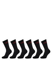 Hugo - HUGO Skarpety długie 50510187 Czarny. Kolor: czarny. Materiał: bawełna #1