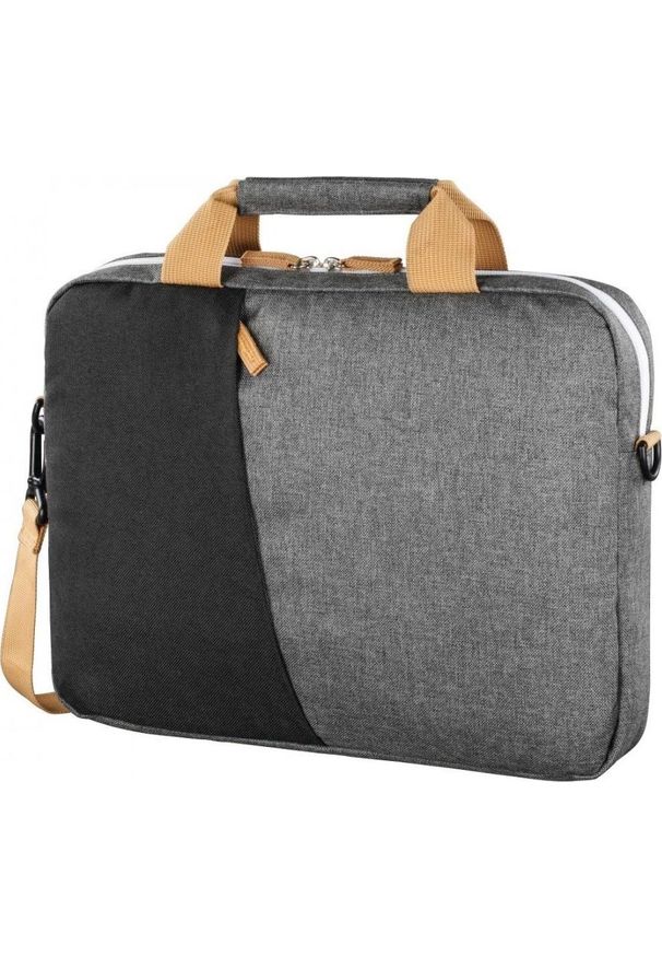 hama - Torba Hama Florenz 15.6" Czarno-szara (001015680000). Kolor: wielokolorowy, czarny, szary