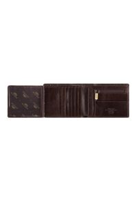 Wittchen - Męski portfel skórzany z rozkładanym panelem. Kolor: brązowy. Materiał: skóra #4
