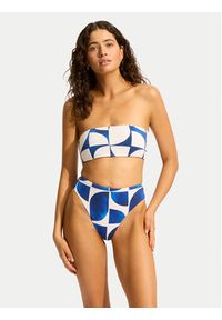 Seafolly Góra od bikini 31534-238 Niebieski. Kolor: niebieski. Materiał: syntetyk #9