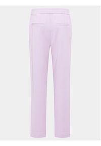 Olsen Spodnie materiałowe 14002143 Fioletowy Regular Fit. Kolor: fioletowy. Materiał: wiskoza