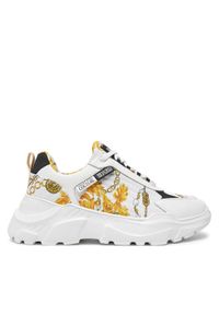 Versace Jeans Couture Sneakersy 77YA3SC7 ZS879 Czarny. Kolor: czarny. Materiał: materiał