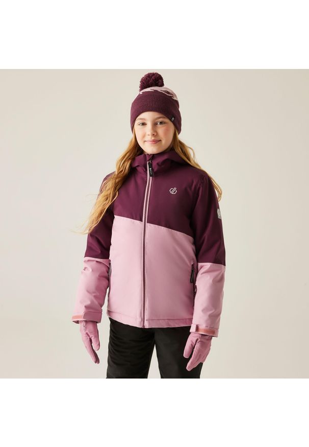 DARE 2B - Kurtka narciarska dziecięca z membraną Snow Basher Dare 2b. Kolor: fioletowy. Materiał: tkanina, poliester. Sezon: zima. Sport: narciarstwo