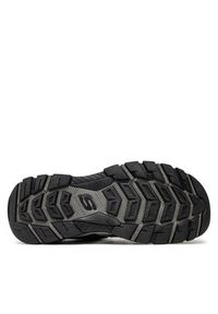 skechers - Skechers Sandały Tresmen-Outseen 204111/GRY Szary. Kolor: szary. Materiał: skóra
