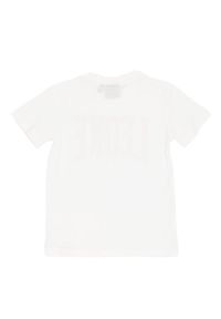 LEONE 1947 APPAREL - Dziecięcy t-shirt basic Leone z krótkim rękawem. Kolor: biały. Długość rękawa: krótki rękaw. Długość: krótkie. Sport: joga i pilates