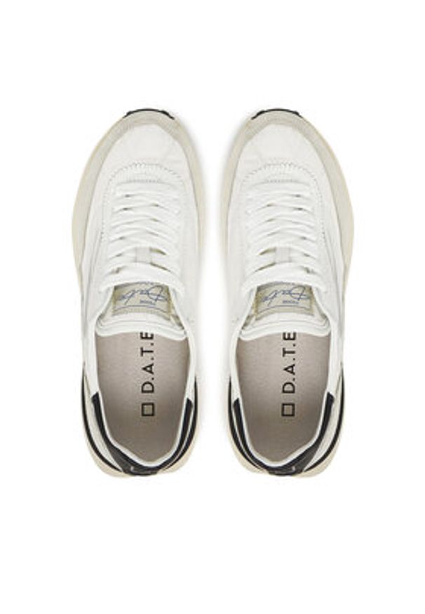 D.A.T.E. Sneakersy Athleta W421-AT-NY Biały. Kolor: biały. Materiał: zamsz, skóra
