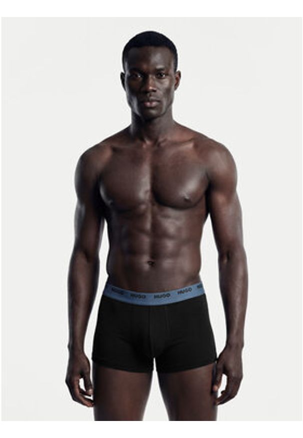 Hugo - HUGO Komplet bokserek 50532619 Czarny. Kolor: czarny. Materiał: bawełna