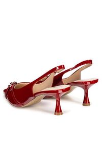 Jenny - JENNY Czółenka LH24013-2 Czerwony. Kolor: czerwony. Materiał: materiał, syntetyk