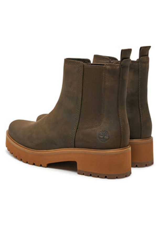 Timberland Botki Carnaby Cool Mid Chelsea Boot TB0A2CZQET41 Brązowy. Kolor: brązowy. Materiał: skóra