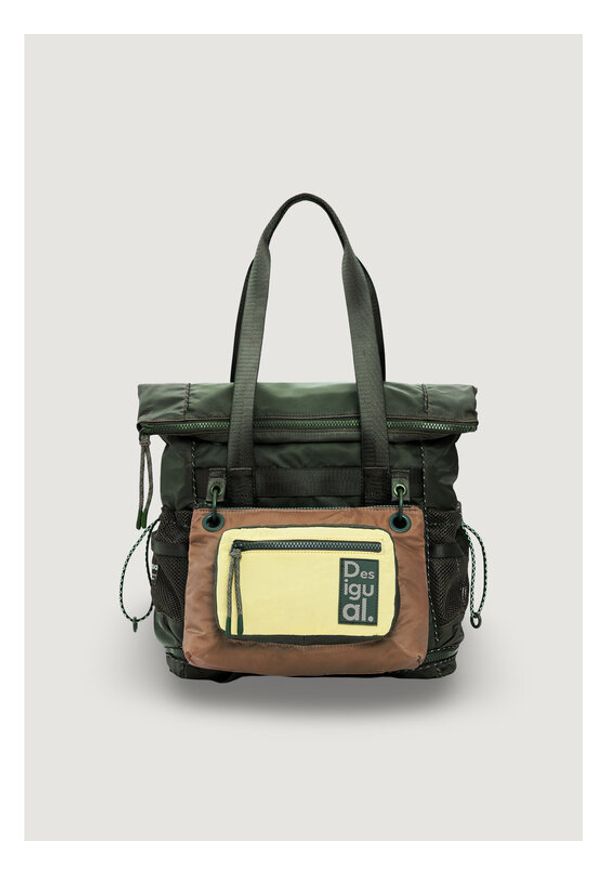 Desigual Plecak 26SAKY06 Khaki. Kolor: brązowy. Materiał: materiał