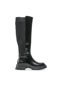 Jenny Fairy Kozaki LS5873-02 Czarny. Kolor: czarny. Materiał: skóra #1