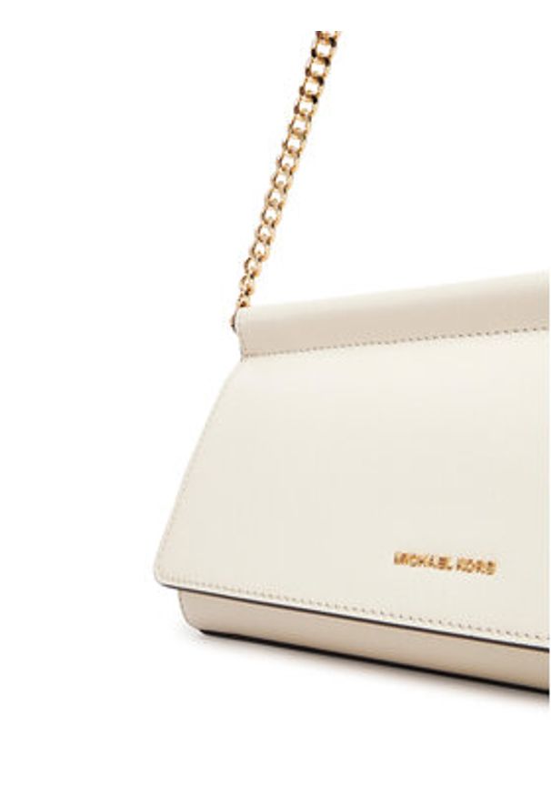 MICHAEL Michael Kors Torebka Carmine 30S5G9YC6L Écru. Materiał: skórzane