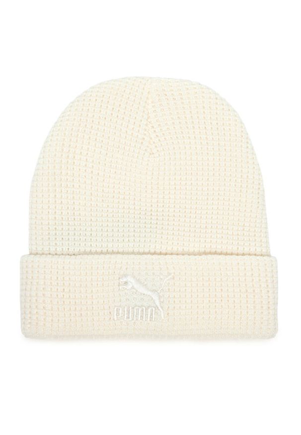 Puma Czapka Classics Mid Fit Beanie 025677 02 Écru. Kolor: kremowy. Materiał: akryl