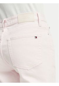 TOMMY HILFIGER - Tommy Hilfiger Jeansy WW0WW48579 Różowy jasny Slim Fit. Kolor: różowy #4