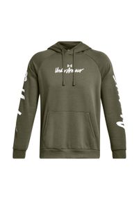 Bluza męska Under Armour Rival Fleece Graphic HD. Kolor: zielony #1