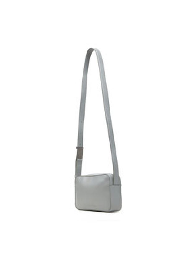 Calvin Klein Torebka Embossed Logo Camera Bag K60K612555 Szary. Kolor: szary