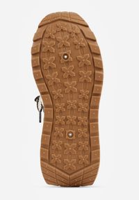 Born2be - Złote Sneakersy VICES w Stylu Streetwearowym na Grubej Podeszwie Ilinatea. Okazja: na co dzień. Kolor: złoty. Materiał: jeans #3