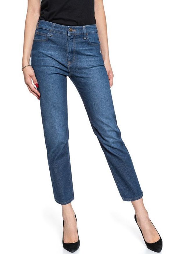 Lee - LEE CAROL DAMSKIE SPODNIE JEANSOWE JEANSY NEW STRAIGHT L30UDJUV