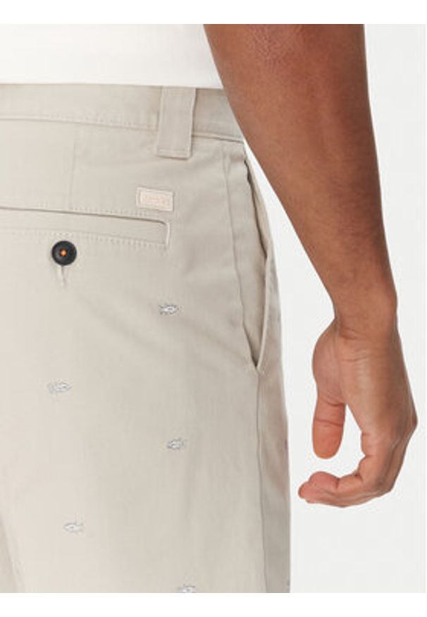 BOSS Szorty materiałowe Chino-Straight-S 50539161 Beżowy Regular Fit. Kolor: beżowy. Materiał: bawełna