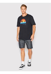 Hurley T-Shirt Swirlst MTS0030090 Czarny Regular Fit. Kolor: czarny. Materiał: bawełna #5