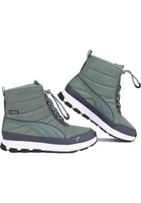 Buty sportowe unisex Puma Evolve Boot. Kolor: zielony